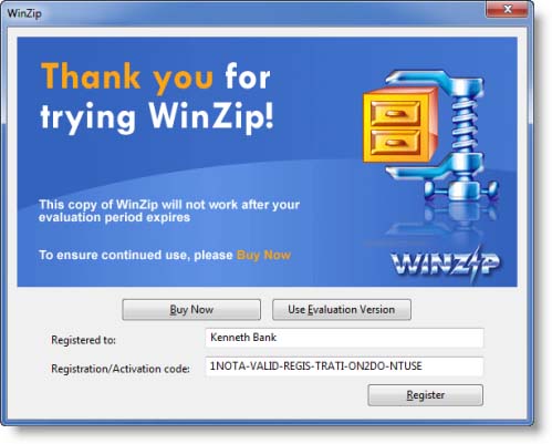 Winzip Registration Key Crack